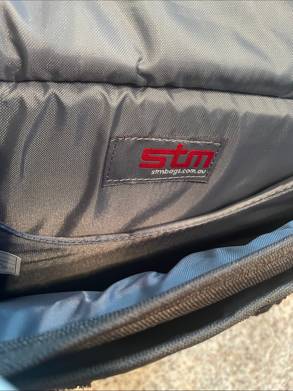 STM Black Crossbody Messenger Laptop Bag - Picture 7 of 9